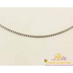 Серебряная цепочка снейк 800504с